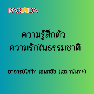 ความรู้สึกตัว ความรักในธรรมชาติ รูปภาพ 1