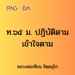 ท.๖๕ ม. ปฏิบัติตาม เข้าใจตาม รูปภาพ 1
