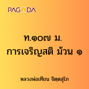 ท.๑๐๗ ม. การเจริญสติ ม้วน ๑ รูปภาพ 1