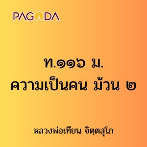 ท.๑๑๖ ม. ความเป็นคน ม้วน ๒ รูปภาพ 1