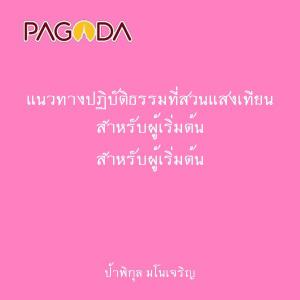 แนวทางปฏิบัติธรรมที่สวนแสงเทียนสำหรับผู้เริ่มต้น รูปภาพ 1