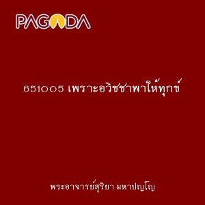651005 เพราะอวิชชาพาให้ทุกข์ รูปภาพ 1