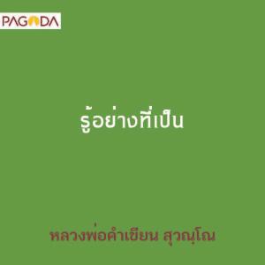 รู้อย่างที่เป็น รูปภาพ 1